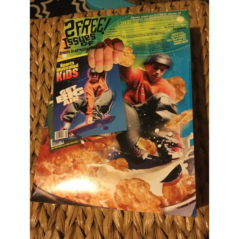 VTG Sealed Ken Griffey Jr. Frosted Wheaties Cereal Box‎ Seattle Mariners 1996